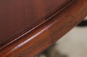 74648: Round Cherry Top Wrought Iron Base Dining O