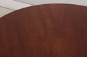 74648: Round Cherry Top Wrought Iron Base Dining O