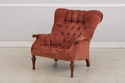 74656: STICKLEY Leopold Upholstered Chair & Ottoma