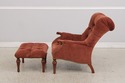 74656: STICKLEY Leopold Upholstered Chair & Ottoma