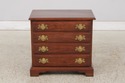 L74662: HENKEL HARRIS Cherry 4 Drawer Chairside Ch