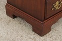 L74662: HENKEL HARRIS Cherry 4 Drawer Chairside Ch