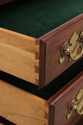 L74662: HENKEL HARRIS Cherry 4 Drawer Chairside Ch