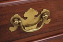 L74662: HENKEL HARRIS Cherry 4 Drawer Chairside Ch