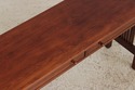 74679: STICKLEY Mission Cherry 2 Drawer Sofa Table