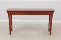 74679: STICKLEY Mission Cherry 2 Drawer Sofa Table