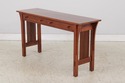 74679: STICKLEY Mission Cherry 2 Drawer Sofa Table