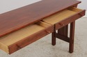 74679: STICKLEY Mission Cherry 2 Drawer Sofa Table