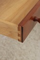 74679: STICKLEY Mission Cherry 2 Drawer Sofa Table