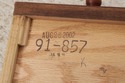 74679: STICKLEY Mission Cherry 2 Drawer Sofa Table
