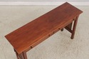 74679: STICKLEY Mission Cherry 2 Drawer Sofa Table