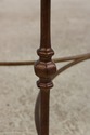 L74705: Oval Glass Top Decorator Coffee Cocktail T