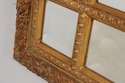 74708: BOMBAY CO. Multi Beveled Glass Panel Gold M