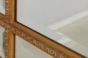 74708: BOMBAY CO. Multi Beveled Glass Panel Gold M