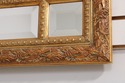74708: BOMBAY CO. Multi Beveled Glass Panel Gold M