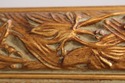 74708: BOMBAY CO. Multi Beveled Glass Panel Gold M