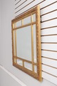 74708: BOMBAY CO. Multi Beveled Glass Panel Gold M