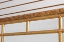 74708: BOMBAY CO. Multi Beveled Glass Panel Gold M