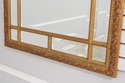 74708: BOMBAY CO. Multi Beveled Glass Panel Gold M