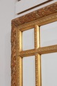 74708: BOMBAY CO. Multi Beveled Glass Panel Gold M