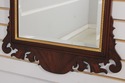 74714: HENKEL HARRIS Chippendale Mahogany Wall Mir