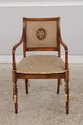 L74722: Pair English Adams Style Painted Back Cane