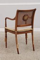 L74722: Pair English Adams Style Painted Back Cane