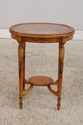 L74723: Adams Style Cane & Glass Top Paint Decorat