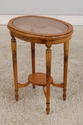 L74723: Adams Style Cane & Glass Top Paint Decorat