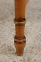 L74723: Adams Style Cane & Glass Top Paint Decorat