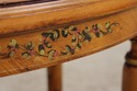 L74723: Adams Style Cane & Glass Top Paint Decorat
