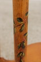 L74723: Adams Style Cane & Glass Top Paint Decorat