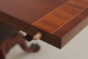 L74724: HICKORY CHAIR Mahogany Inlaid Dining Table