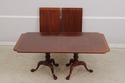 L74724: HICKORY CHAIR Mahogany Inlaid Dining Table