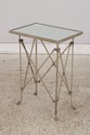 74732: RALPH LAUREN Mirror & Chrome Accent Table