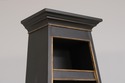 74739: Regency Style Paint Decorated Open Bookshel