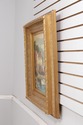 F74754: Framed Oil Painting On Canvas Harbour Scen