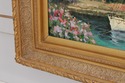 F74754: Framed Oil Painting On Canvas Harbour Scen