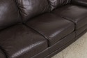 74756: HANCOCK & MOORE 3 Seat Leather Loveseat Sof