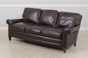 74756: HANCOCK & MOORE 3 Seat Leather Loveseat Sof