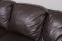 74756: HANCOCK & MOORE 3 Seat Leather Loveseat Sof