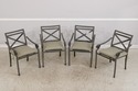74758: BROWN JORDAN Aluminum Patio Table & 4 Chair