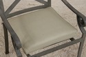 74758: BROWN JORDAN Aluminum Patio Table & 4 Chair