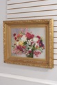 F74760: Oil On Canvas Painting Still Life Flowers