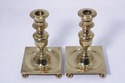 F74769: Pair Of Brass no.3053 Candlesticks by VIRG