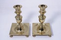 F74770: VIRGINIA METALCRAFTERS Pair Of Brass no.30