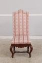 74775: Pair Of High Back Upholstered Chairs