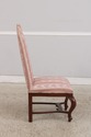 74775: Pair Of High Back Upholstered Chairs