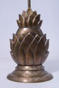 F74776: Brass Pineapple Door Stop In Colonial Will