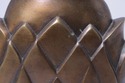 F74776: Brass Pineapple Door Stop In Colonial Will